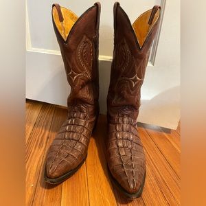 Custom Crocodile cowboy boots